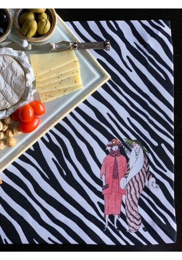 Best Couple Kumaş Amerikan Servis 4'lü Set - 35x50cm Keten Kumaş Ulusl.yıkama Ve Solmama Sertifikası Çok Renkli