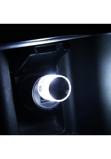 Koyu Mavi Usb Araba Farı Mini Boyutu Tak Çalıştır Taşınabilir Evrensel Led Atmosfer Işığı Acil Aydınlatma Odası Dekorasyon