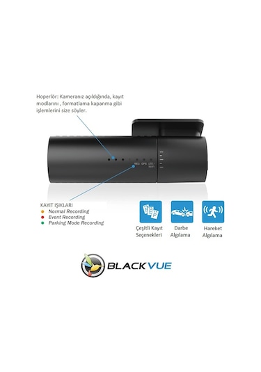 BLACKVUE DR590X 2CH FULLHD Wİ-Fİ 2 KAMERALI ARAÇ KAMERASI