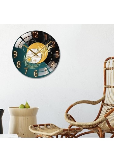 Pazly Yatak Suntek Sessiz Saati Odası Hassas Ev E E Duvar Dekoru 30cm Jm Çok Renkli