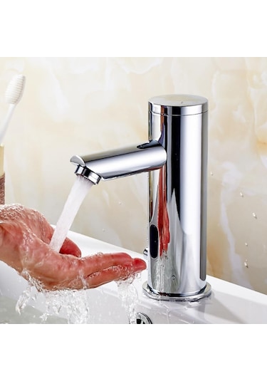 Suntek Alaşım Otomatik Sensör Lavabo Su Musluğu Eller Serbest