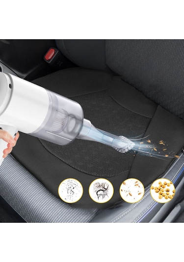 Geeroyoo 2'li 1 Arada Kablosuz Araç Süpürgesi & Hava Üfleyici 2000pa Taşınabilir Toz Emici Ev Ofis Araç İçi Jzr-gy