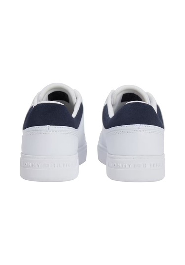 Kadın Altın Rengi Detaylı Cupsole Tabanlı Sneaker - Beyaz/lacivert White / Space Blue