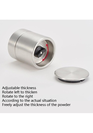 Dancemonkey 2'si 1 Arada Paslanmaz Çelik Manuel Karabiber Değirmeni Gümüş