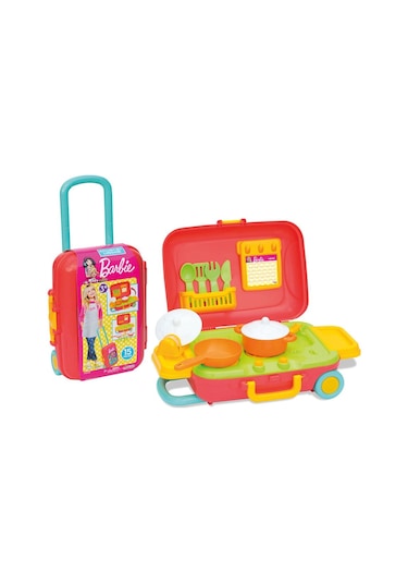 Oyuncak Barbie Mutfak Set Bavulum