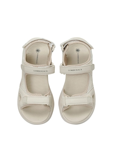 Lumberjack Gena Yüksek Taban Cırtlı Plaj Kadın Sandalet 667800001286 14 Bej Bej