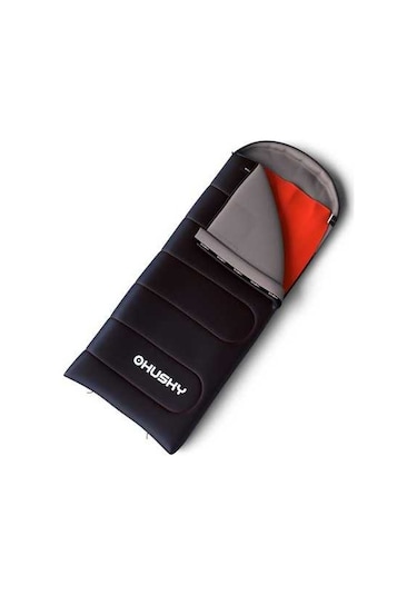 Husky Guty -10 Derece Battaniye Tipi Uyku Tulumu Siyah - Turuncu