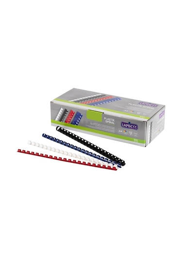 Lamiess 14 Mm Plastik Spiral Siyah 100'Lü