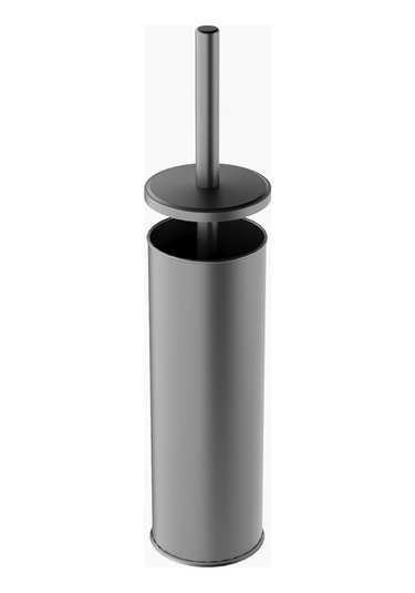 Zift Unique Paslanmaz Çelik Mat Siyah Wc Fırçası, 304 Kalite Tuvalet Fırçası, Yıkanabilir Ömür Boyu Kullan Siyah