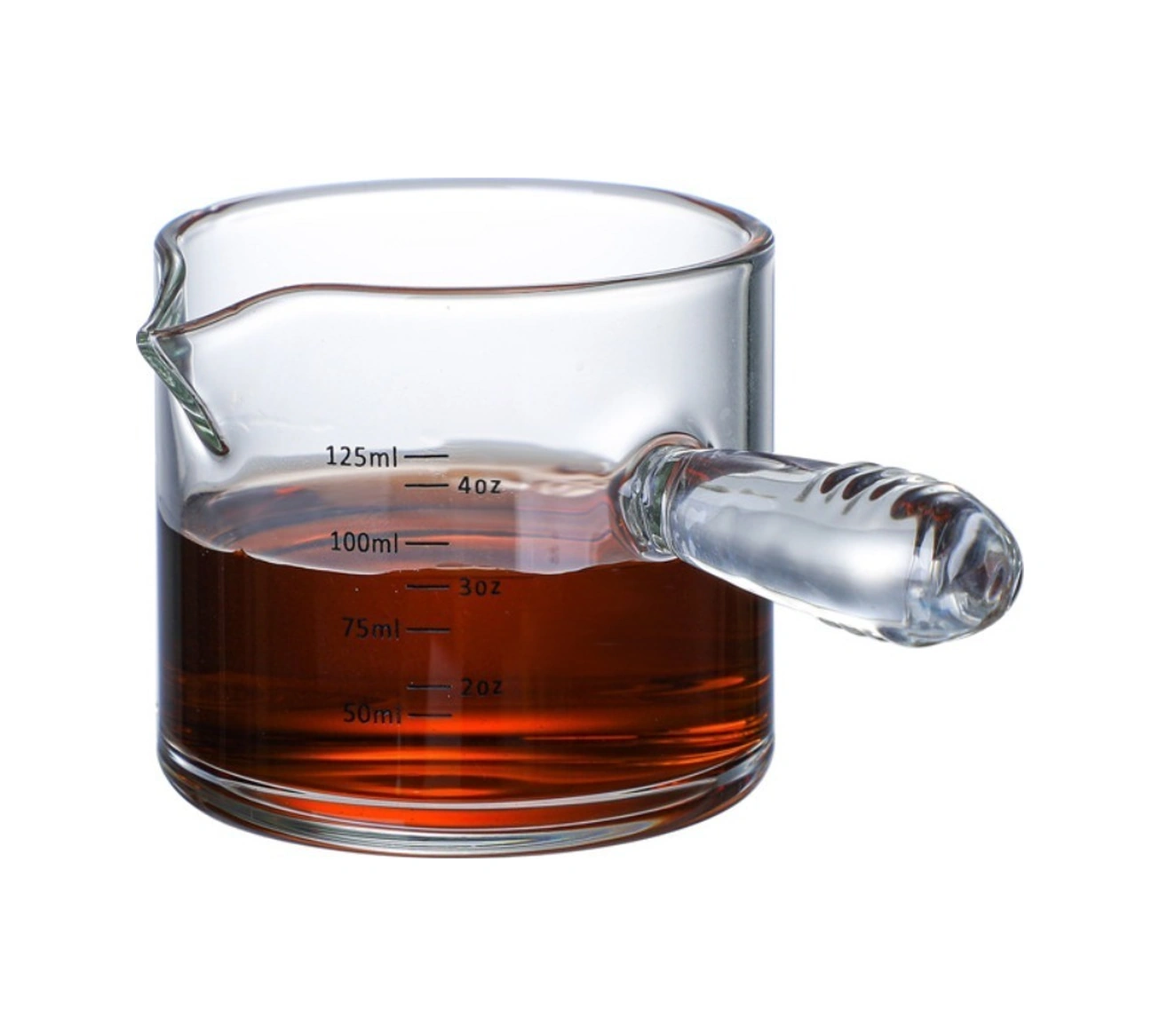 Espresso Kupa Ölçü Kabı Şeffaf 125ml Şeffaf Diğer