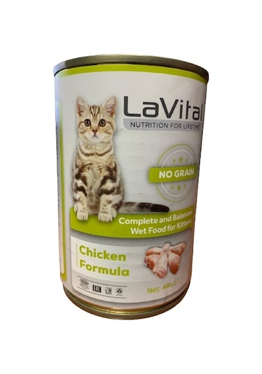 La Vital Tavuklu Konserve Yavru Kedi Maması 400 G