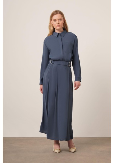 Ftz Women Kadın Modal Etekli Takım İndigo 30714 Indigo