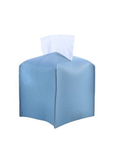 Dianziye Kahverengi Küçük Pu Deri Mendil Kutusu - Ev Otomobil Dekoratif Kullandım, Pratik Ve Dayanıklı