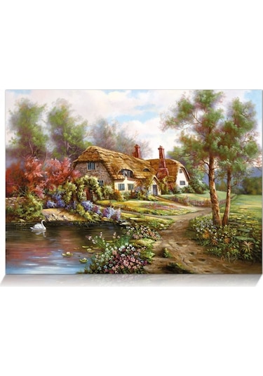 Star Puzzle 500 Parça Havuzlu Bahçe Puzzle