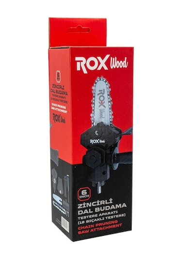 Rox Wood 0270 Matkaba Takılır Zincirli Dal Budama Testere Aparatı