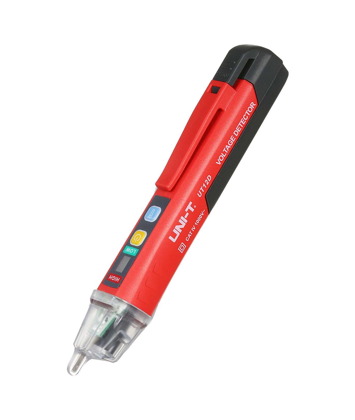 Yunboo Unı-t Ut12d Akıllı Voltaj Testeri: 24v-1000v Aralığında Ac Tespiti, Sıfır-ateş Tel Tanıma, Işık Ve Sesli Alarm, Fener Özelliği, Pil Yok