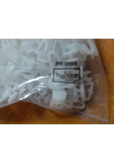 Kilitli Perde Düğmesi Tül Perde Düğmesi (1000 Adet)