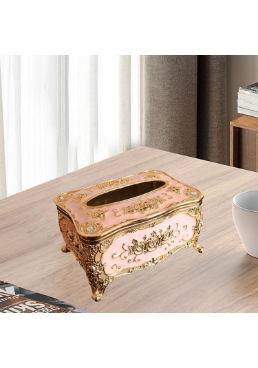 Suntek Magideal Otel Barları Için Dekoratif Doku Kutusu Altın-pembe