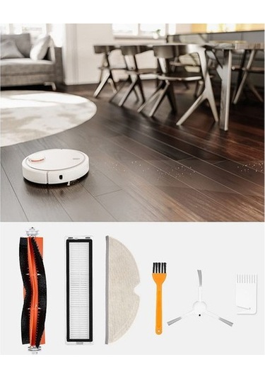 Unimarket D9 D9 Max D9 Pro L10 Pro Süpürge Fırçası Yan Fırça Hepa Filtre Yedek Parça Set 1 Adet Aksesuar Seti