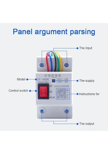 Vkemall Akıllı Su Seviyesi Kontrol Cihazı - Otomatik Pompa Ve Tahliye Sistemi Df-96dk