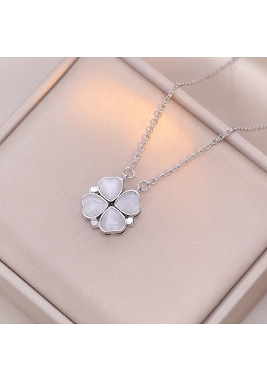 Bayan Kolye: Moda Estetiği Titanyum Çelik Kolye No.407 Çok REnkli