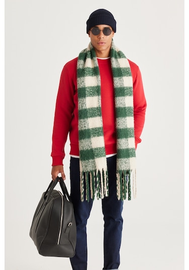 AC&Co / Altınyıldız Classics Erkek Kırmızı Standart Fit Normal Kesim İçi Polarlı Bisiklet Yaka Sweatshirt Kırmızı