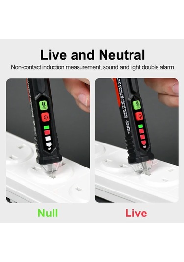 Habotest Ht100 Temız Alarm Ac Gerilim Dedektörü Mee Akıllı Test Cihazı Kalem 12- Ht90 &