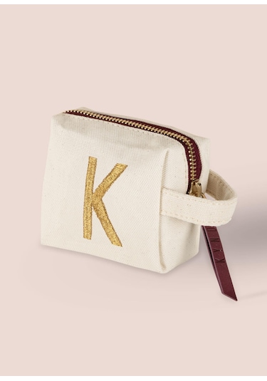 The Mia Harf Nakışlı Çanta K 14x12 Cm