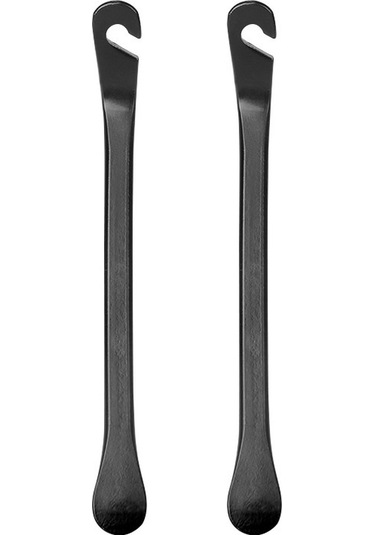 Sones 2 Adet Metal Bisiklet Lastiği Kaldırma Çubuğu Kolları Dağ Bisikleti Lastiği Çıkarma Aletleri Siyah