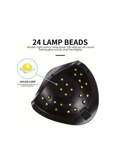 Willowhaven Profesyonel Auroramuse Led Tırnak Lambası Beyaz Akıllı Sensörlü Otomatik Kapanma Hızlı Jel Oje Kurutucu Usb Dijital Zamanlayıcı Salon Ve Ev Kullanımı