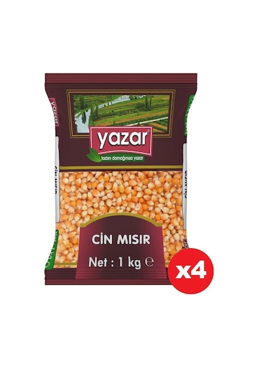 Yazar Patlatmalık Cin Mısır 4 x 1 KG