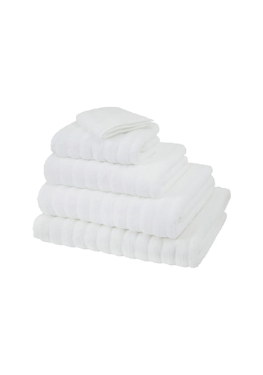 Hydrocotton Havlu Kabarık, Emici Ve Çabuk Kuruyan Pamuklu Tekli Beyaz