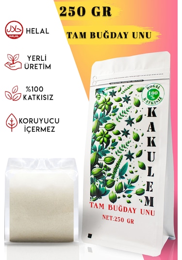 Kakulem Özü Yüksek Ata Tohum Tam Buğday Unu 250 G