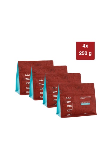 Kaave Roasterty Türk Kahvesi İstanbul 4 x 250 G