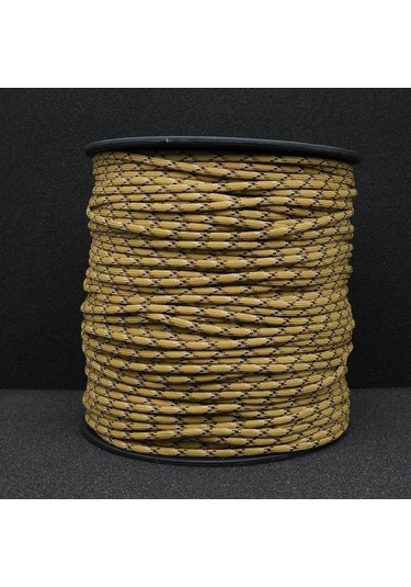 Mg Ropes Paracord İp 4 Mm Gold Kahve Desenli No:41 10 Metre Çok Renkli