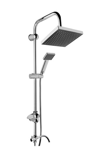 Duş Takımı Robot Top Shower Krom Sürgülü Spralli 1903 150 Cm Gümüş