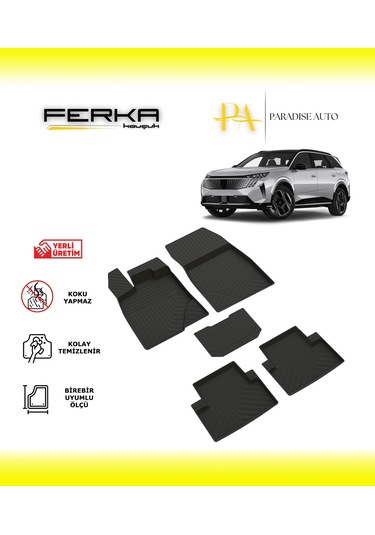 Peugeot 5008 Hybrid 2025 Ve Üstü 4d Havuzlu Paspas