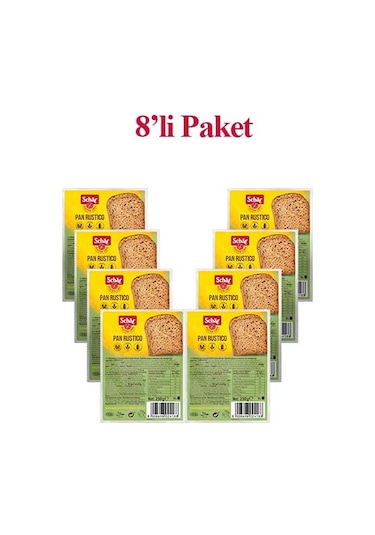 Schar Glutensiz Rustico Lifli Ekmek 8 x 250 G