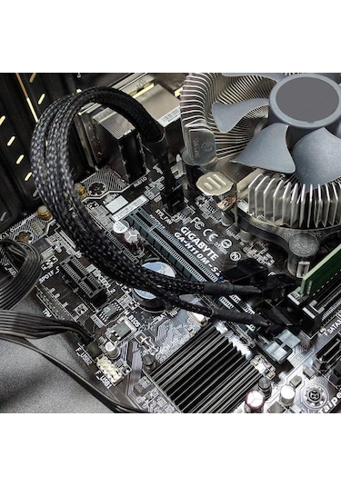 Yüksek Kalite 3 Lü Fan Çoklayıcı Pwm Y Splitter Kablo