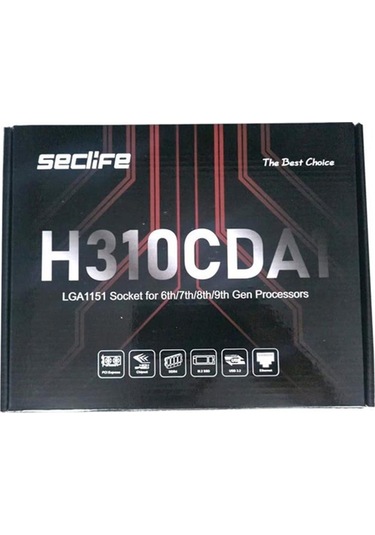 Seclife H310cda1 B250 Chipset 6-7-8-9th M.2 Ddr4 S+v+l 1151p Anakart 6.7.8.9.nesil