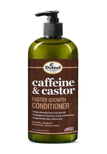 Difeel Caffeine & Castor Saç Uzamasını Destekleyen Saç Kremi 1lt