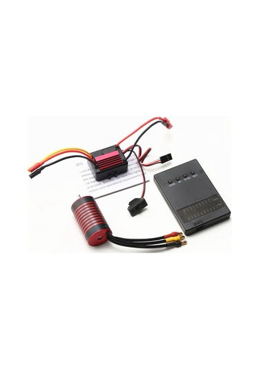 Ruicoo Gtskytenrc 2838 5800kv Fırçasız Motor + 35a Fırçasız Esc + Programlama Kartı Seti Siyah