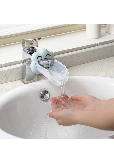 Suntek Lavabo Genişletici Banyo Bacalı Yıkama Yardımcısı Açık Mavi