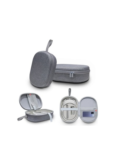 Pazly Jys Jys-app001 Vision Pro Vr Aksesuarları Koruma Kılıfı Çantası, Gri Keten Kapak