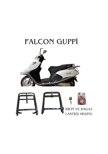 Falcon Guppi Kızaklı Kurye Paket Çanta Demiri