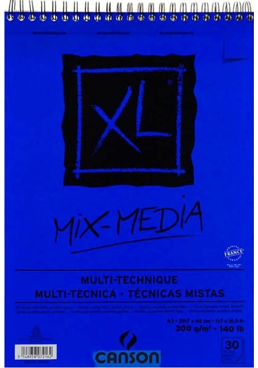 Canson Xl Mıx Medıa 300Gr A3 Multı Teknın Defter