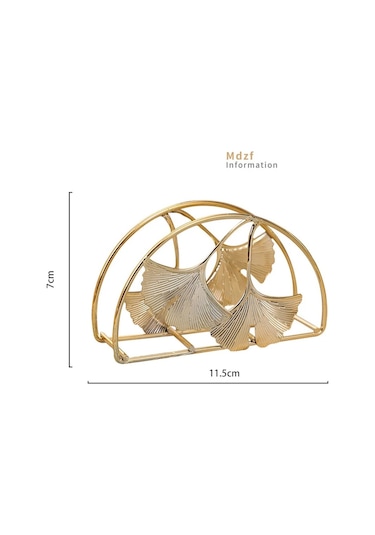 C-ferforje Doku Tutucu Ev Yaratıcı Avrupa Restoran Kahve Dükkanı Peçete Tutucu Altın Kare Kağıt Saklama Masa Süsleri