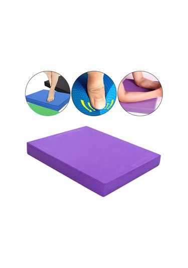 Suntek Denge Pedi Eğitmen Yoga Mat Köpük Mat Esneme Stabilite Mor