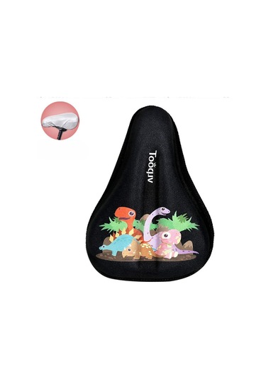 Suntek Çocuk Bisikleti Koltuk Minderi Örtüsü Küçük Siyah-m Siyah