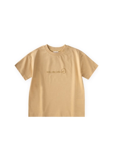 Cigit Slogan Baskılı T-shirt 2-10 Yaş Sundres Sarı